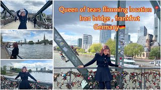 “Queen of Tears” Korean Drama filming location: Frankfurt Iron Bridge + Primark clothing unboxing