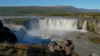 GOÐAFOSS: WATERFALL OF THE GODS! ICELAND (4K)