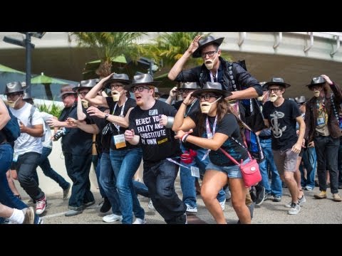Adam Savage Flash Mob at Comic-Con 2013