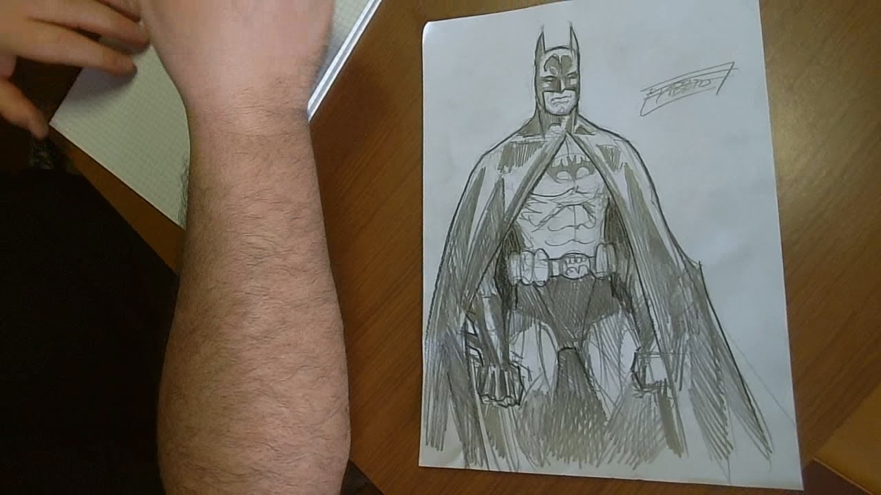 pics Batman Disegno A Matita Facile fumettti davide fabbri disegna batman