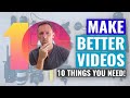 10 Things to Buy to MAKE BETTER VIDEOS, Faster!