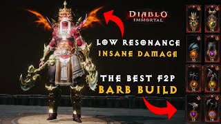 THE BEST F2P BARBARIAN BUILD in Diablo Immortal