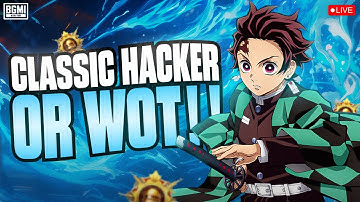 CONQUEROR RANK PUSH BEGINS! | CLASSIC HACKER OR WHAT | BGMI LIVE #bgmi #bgmilive