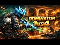 DOMINATOR LOBBY WIPED! 💀 Unstoppable 1vs4 Clutch in BGMI | ZombizVijay