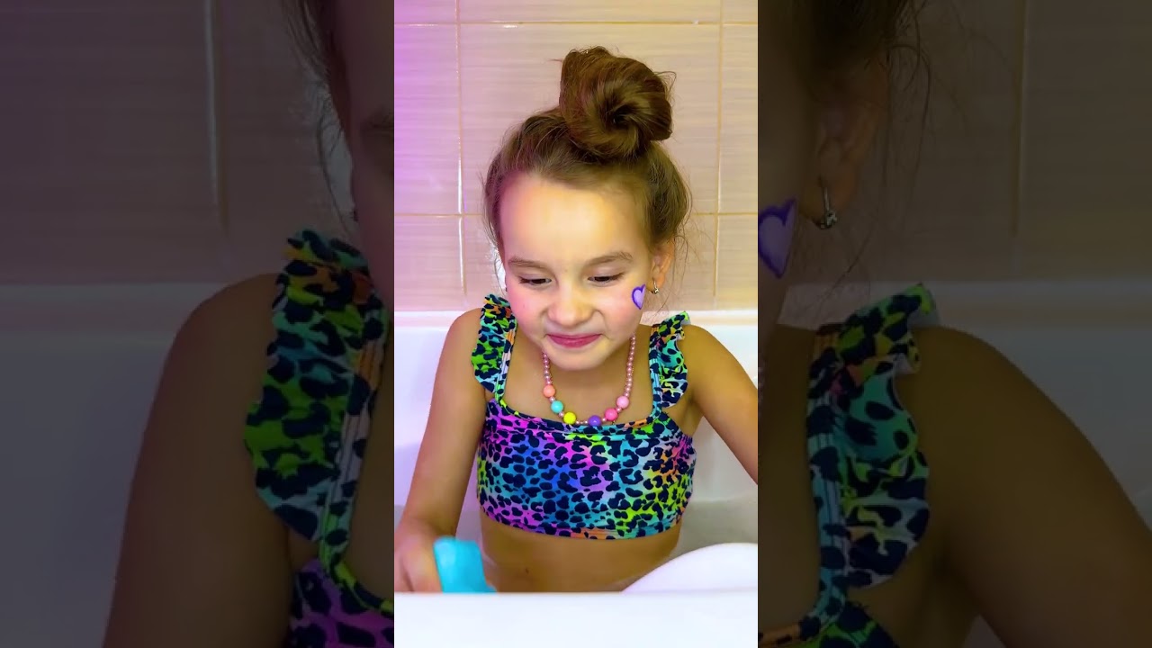 Mom Made me Hearts from Soap! 🧼 Bath time made Fun! - YouTube