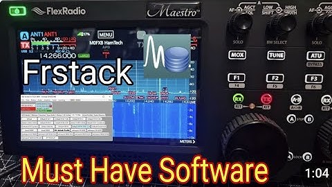 Flex Radio / FRstack -  Maestro 6000/8000 - DX Spots On Watefall