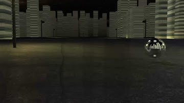 BGE City Test - Blender Game Engine & render screenshot