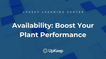 Understanding Availability: A Key Maintenance Metric