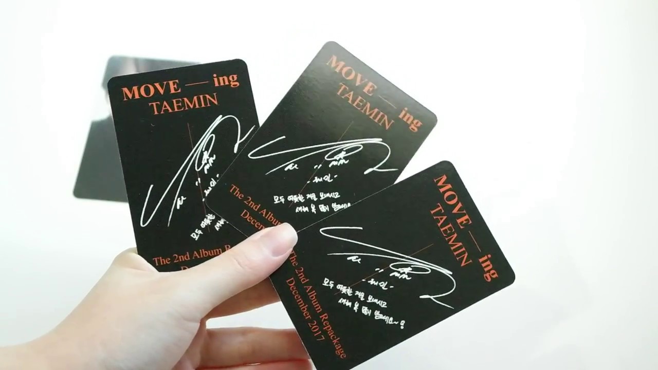 Unboxing Taemin S The Second Album Repackage Move Ing Photocards Youtube unboxing taemin s the second album repackage move ing photocards