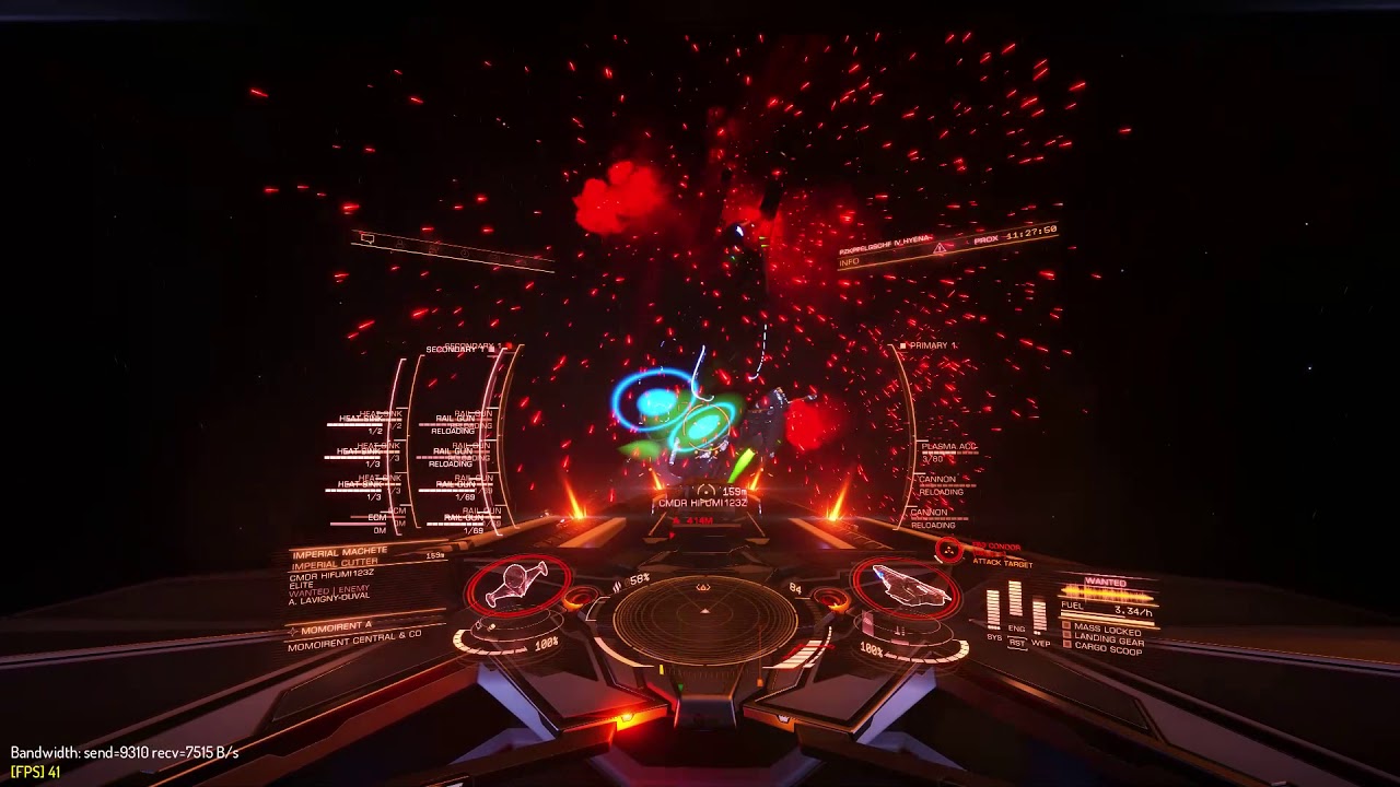 Elite Dangerous Match CMDR Hifumi123Z vs CMDR Crimson Kaim