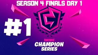 Fortnite Champion Series C2 S4 Finals Day 1 - Game 1 of 6