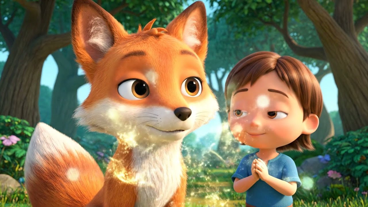 Tiny Fox Found a Door in the Tree 🦊 | Nursery Rhymes for Kids & Baby Songs