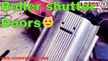 【Rolling shutter door roll forming machine】:Door Shutter Machine| Roller shutter doors"BEST QUALITY"