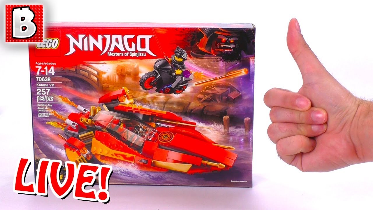 LIVE: LEGO 2018 Ninjago 70638 Katana V11! | Brick Vault Stream