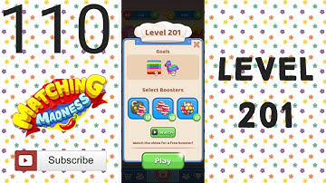 Matching Madness: Match 3 Puzzle games. Level 201 #tinytacticsgames