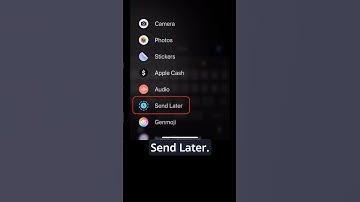 How to schedule messages to send later on iPhone. #iMessage #iPhoneTips #Apple