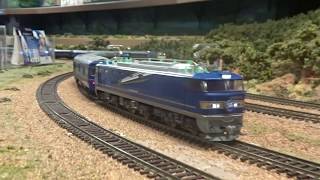 HO（16番）KATO EF510 DCCサウンド＋24系25形 寝台特急「北斗星」(1) ＠祇園・デゴイチ