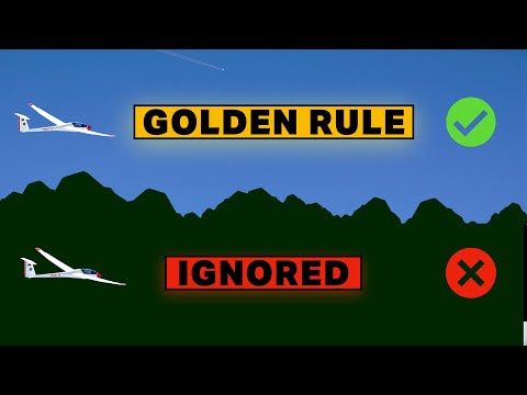 BREAKING a golden rule in GLIDING : a rookie MISTAKE that RUINED my cross-country flight.