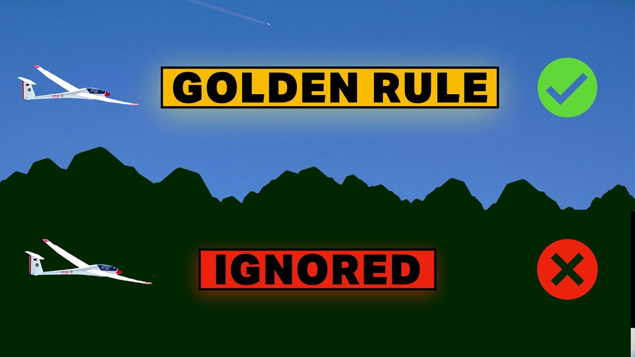 BREAKING a golden rule in GLIDING : a rookie MISTAKE that RUINED my cross-country flight.