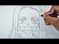 How to draw NEZUKO "Basic Anatomy'' (Anime Drawing Tutorial for Beginners)