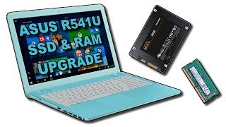 ASUS R541U - SSD & RAM upgrade