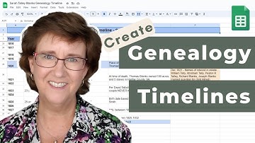 Create Your Genealogy Timeline Using Google Sheets
