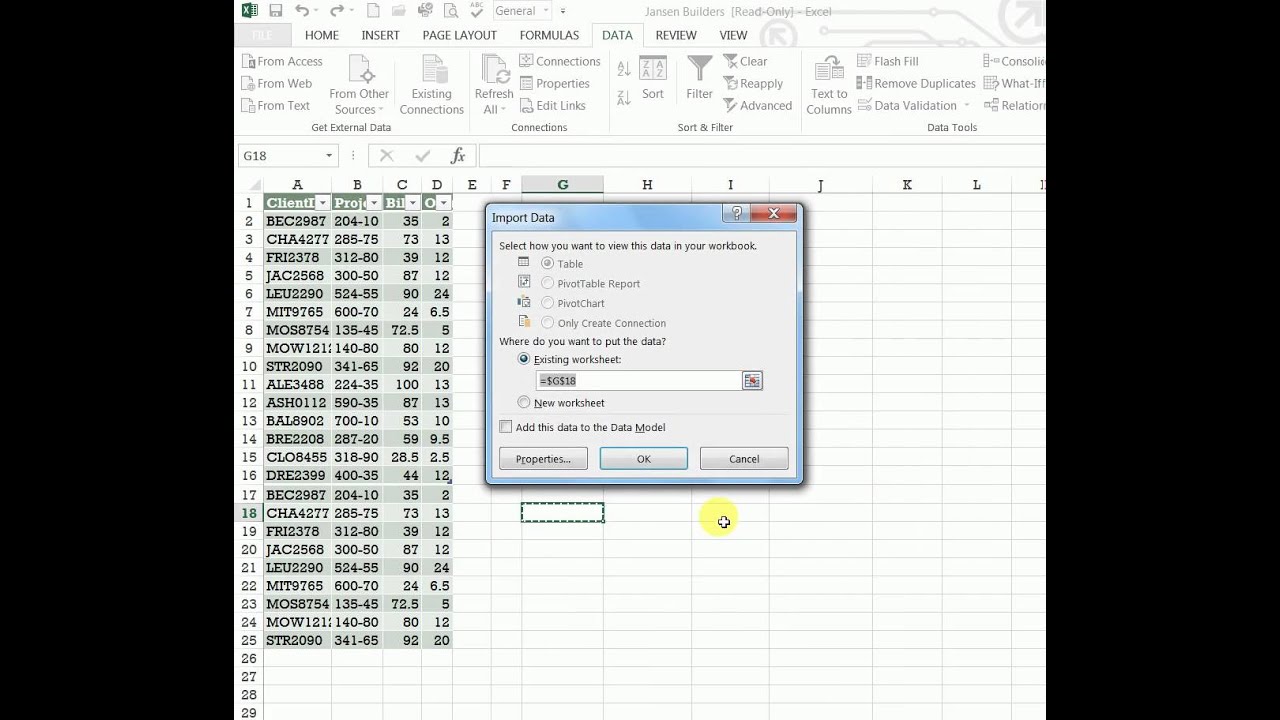 how-to-import-a-text-file-to-excel-youtube