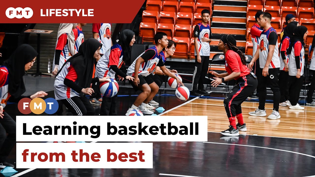 Shooting hoops with American pro athletes YouTube