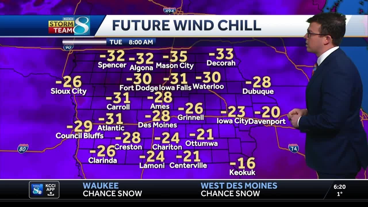 Iowa weather: Extreme cold settles in this week - YouTube