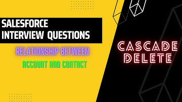 Demystifying Account and Contact Relationship in Salesforce || Salesforce Developer Interview
