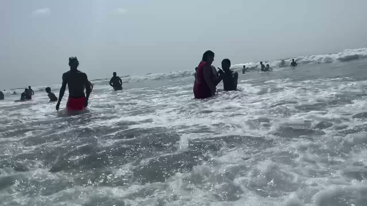 روعة امواج البحر في بحر القنيطرة بالمغرب