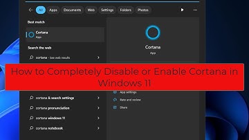 How to Disable or Enable Cortana in Windows 11 (Easy Method)