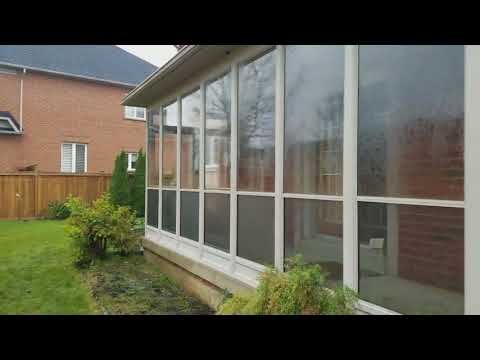 Porch enclosure by Vinyl professionals