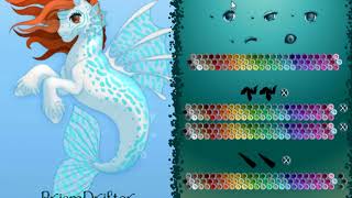 dolldivine.com merpony maker Unicorn Fluffy Dream pony creator my little pony dress up games screenshot 5