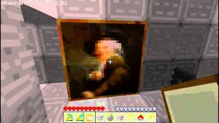 Minecraft - How to build a secret door behind a painting Content