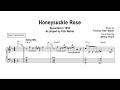 Honeysuckle rose  by fats waller  piano transcription