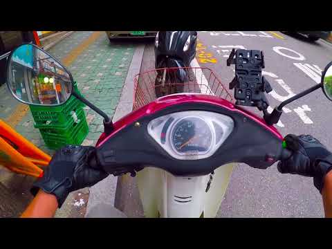 Korea's Most Popular Bike. Delivery Bike Review and Ride