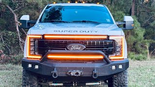 Ford F250 Morimoto XBG grille  The Ultimate Truck Mod