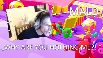 xQc MALDING! HACKER LOSES FINAL ROUND! FALL GUYS FUNNY MOMENTS #2