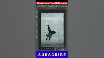 Picture Puzzle Tutorial in Photoshop - Photoshop Tutorial #shorts #photoshop #photoshoptricks