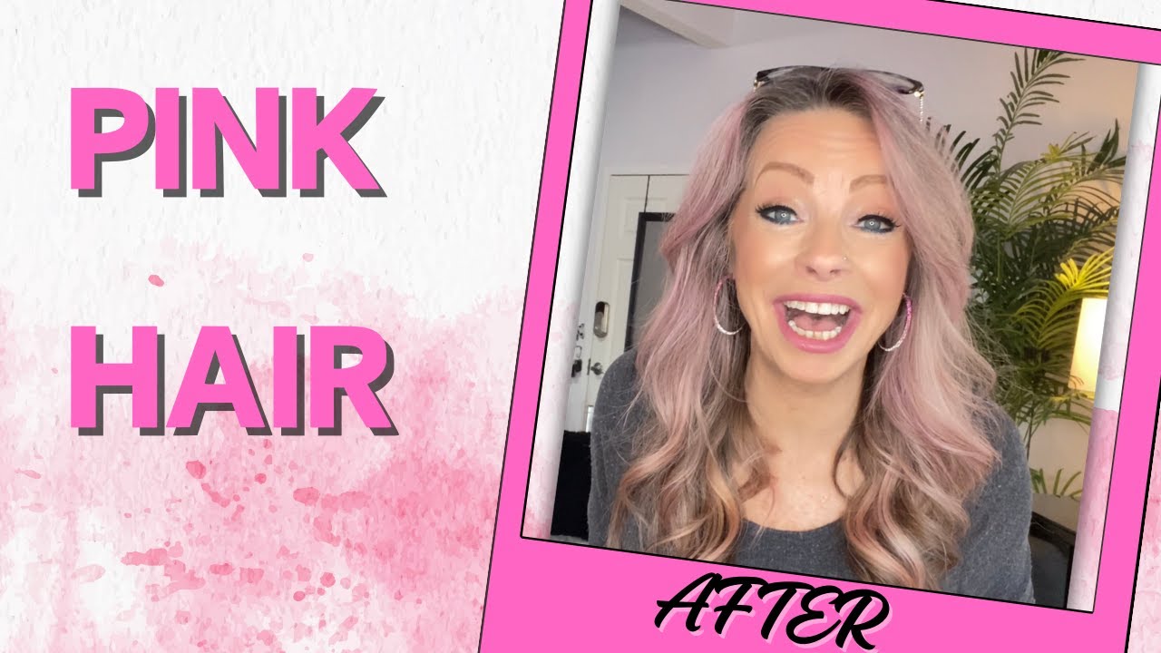 Color Hair Pink with Celeb Luxury Viral Conditioner YouTube