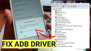 Cara instal driver adb, Fix Adb interface Debugging Usb