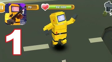 Pixel Zombie War - Gameplay Walkthrough Part 1 - First Level (Android Games)