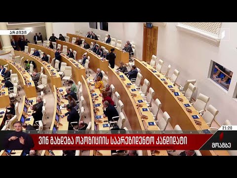 ვინ გახდება ოპოზიციის საპრეზიდენტო კანდიდატი