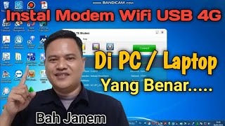 Cara Pasang Dan Install Modem Wifi USB 4G Di PC Atau Laptop screenshot 4