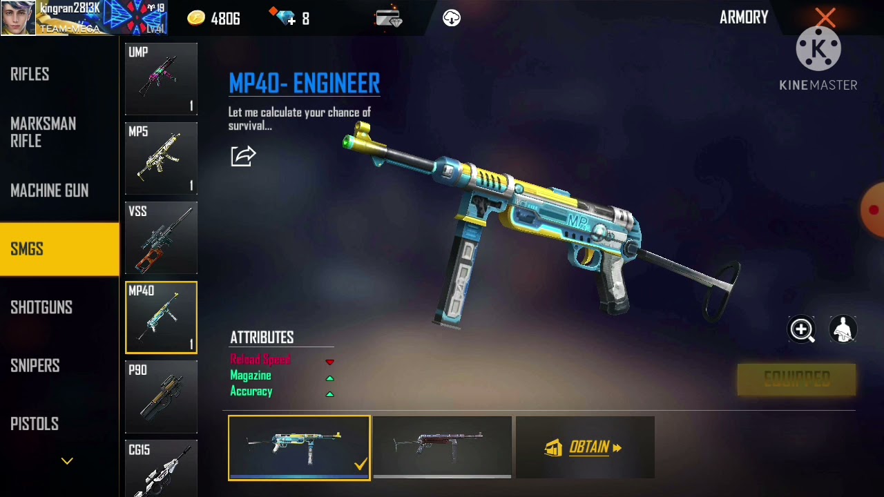 How to get free MP40 Engineer 🤑🤑