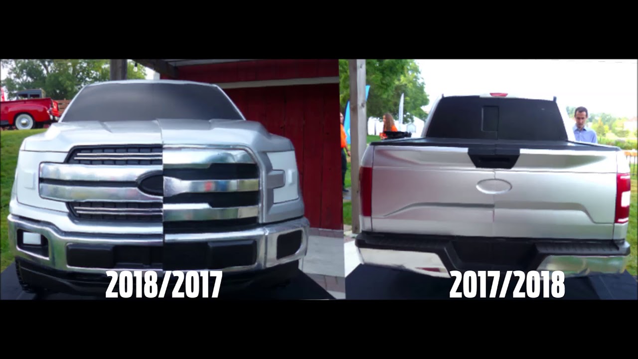 2017 vs 2018 Ford F150 - YouTube