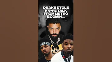 This is How Drake STOLE “Knife Talk” From Metro Boomin‼️👀 #shorts #metroboomin #21savage #drake