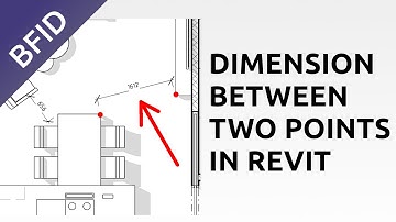 Create Dimension between Two Points in Revit | Dimension between Non-Parallel Objects