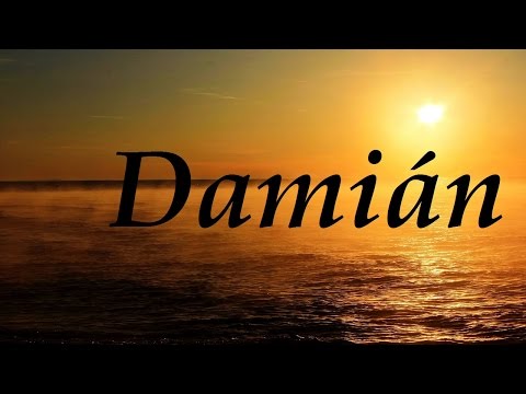 Video: ¿Cuál es el significado de Damián?